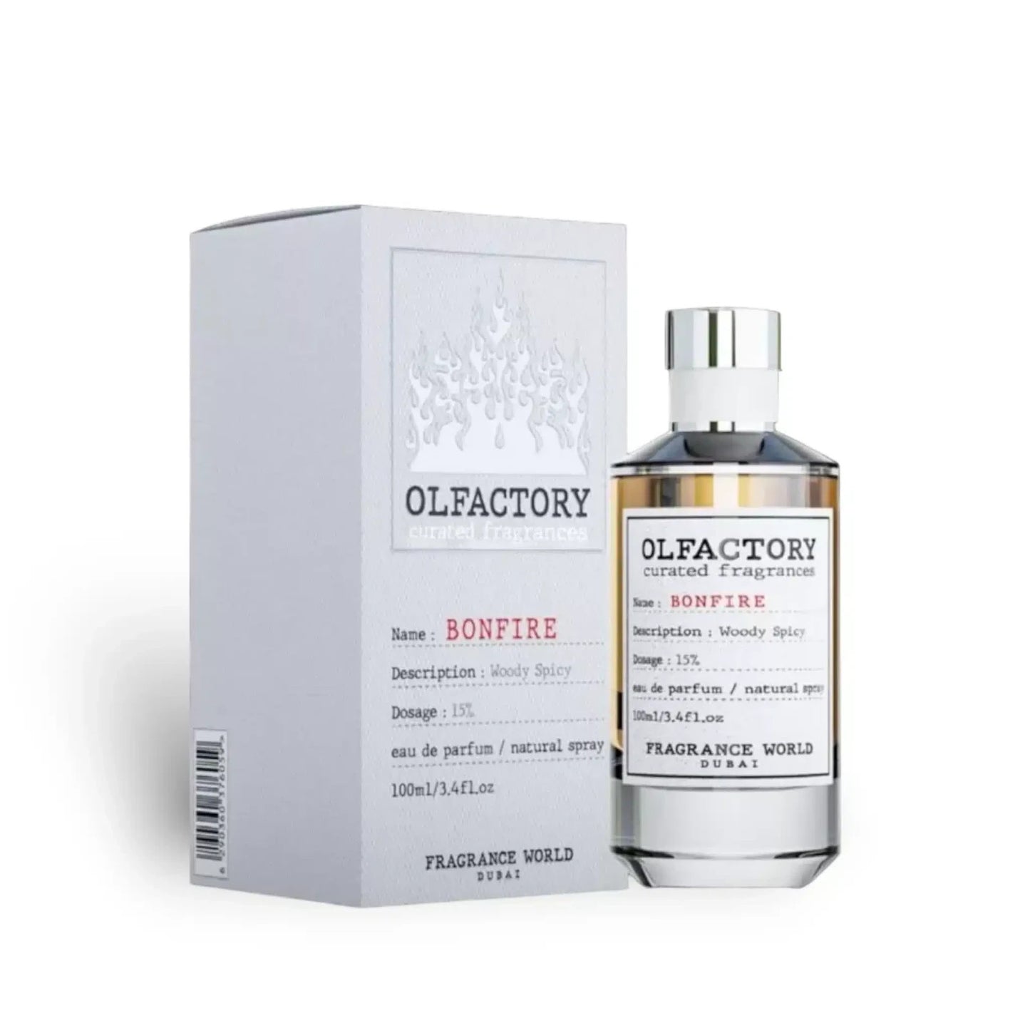 Olfactory Bonfire | Eau De Parfum 100ml | By Fragrance World - Amazing scent