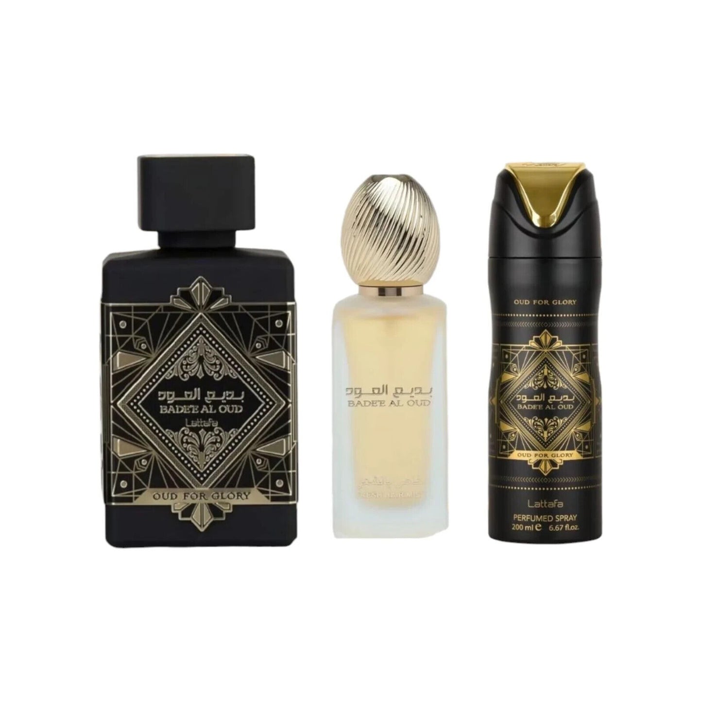 Bade’e Al Oud (Oud for Glory) Gift Set by Lattafa