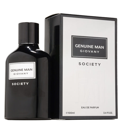 Genuine Man Giovany Society | Eau De Parfum 100ml | By Fragrance World