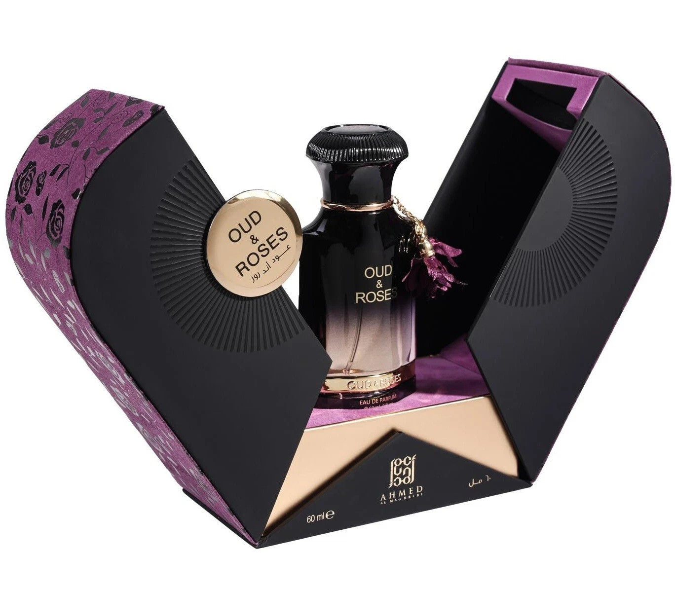 Oud & Roses | Eau De Parfum 60ml | By Ahmed Al Maghribi - Amazing scent