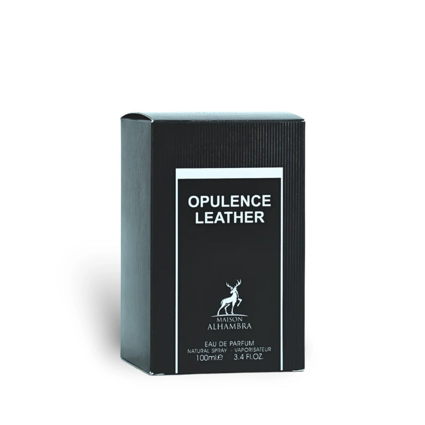 عطر Opulence Leather | Amber & Leather | للجنسين EDP 100ml | من Maison Alhambra