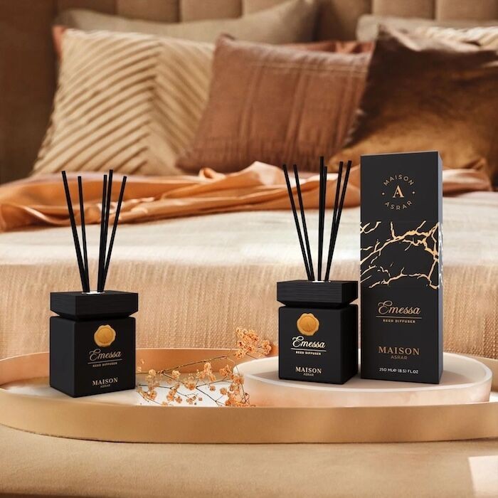 Emessa | Reed Diffuser with Sticks 250ml | By Maison Asrar