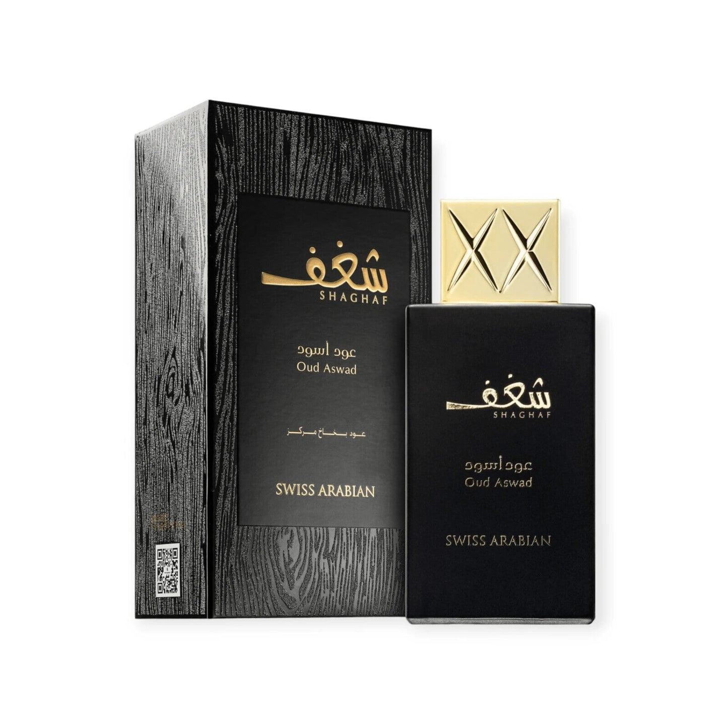 Shaghaf Oud Aswad | Unisex Eau De Parfum 75ml | By Swiss Arabian