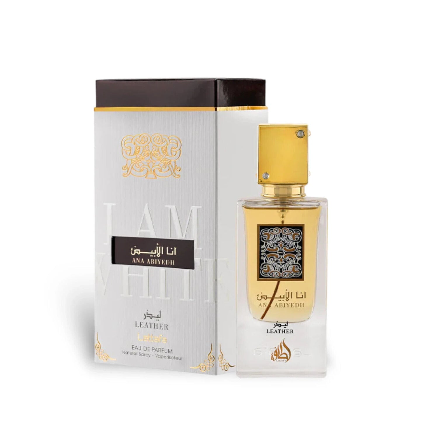 Ana Abiyedh Leather (I am White) | Unisex Eau De Parfum 60ml | By Lattafa