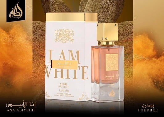 Ana Abiyedh Poudree (I am White) | Unisex Eau De Parfum 100ml | By Lattafa