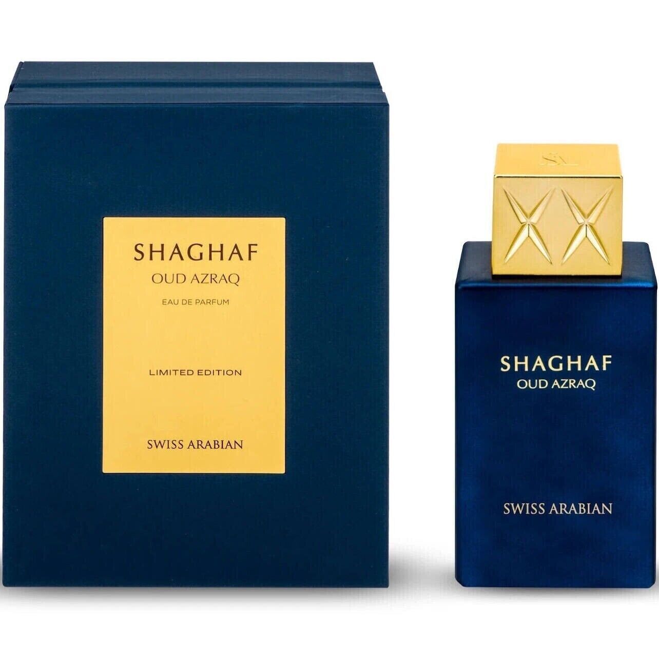 Shaghaf Oud Azraq | Unisex Eau De Parfum 75ml | By Swiss Arabian