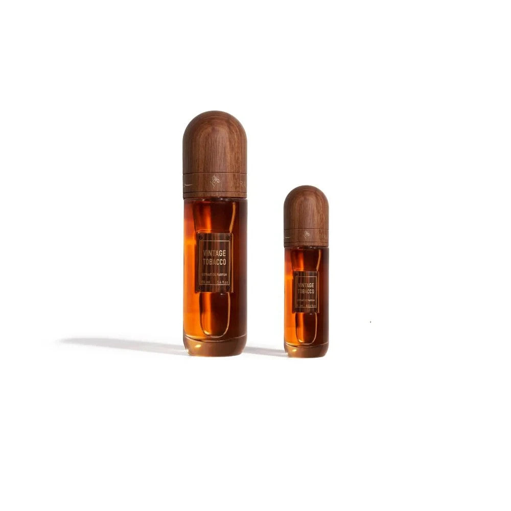 Vintage Tobacco Set | Extrait De Parfum 1x100ml & 1x10ml | By Ibrahim Al Qurashi