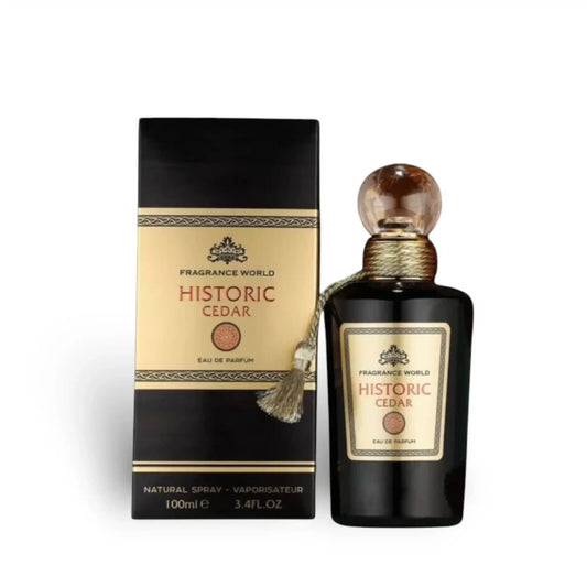 Historic Cedar | Unisex Eau De Parfum 100ml | By Fragrance World - Amazing Scent