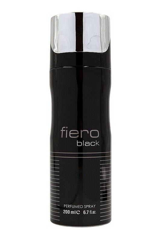 Fiero Black | Deodorant Body Spray 200ml | By Fragrance World